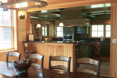 Mountain Top Resort Mountain Aire Guest House Dining Room into Kitchen