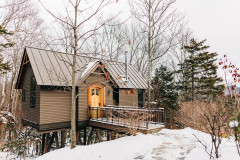 Mountain Top Resort Tree House with Mountain Aire - exterior from parking area