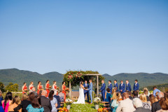 wedding knoll holding a ceremony
